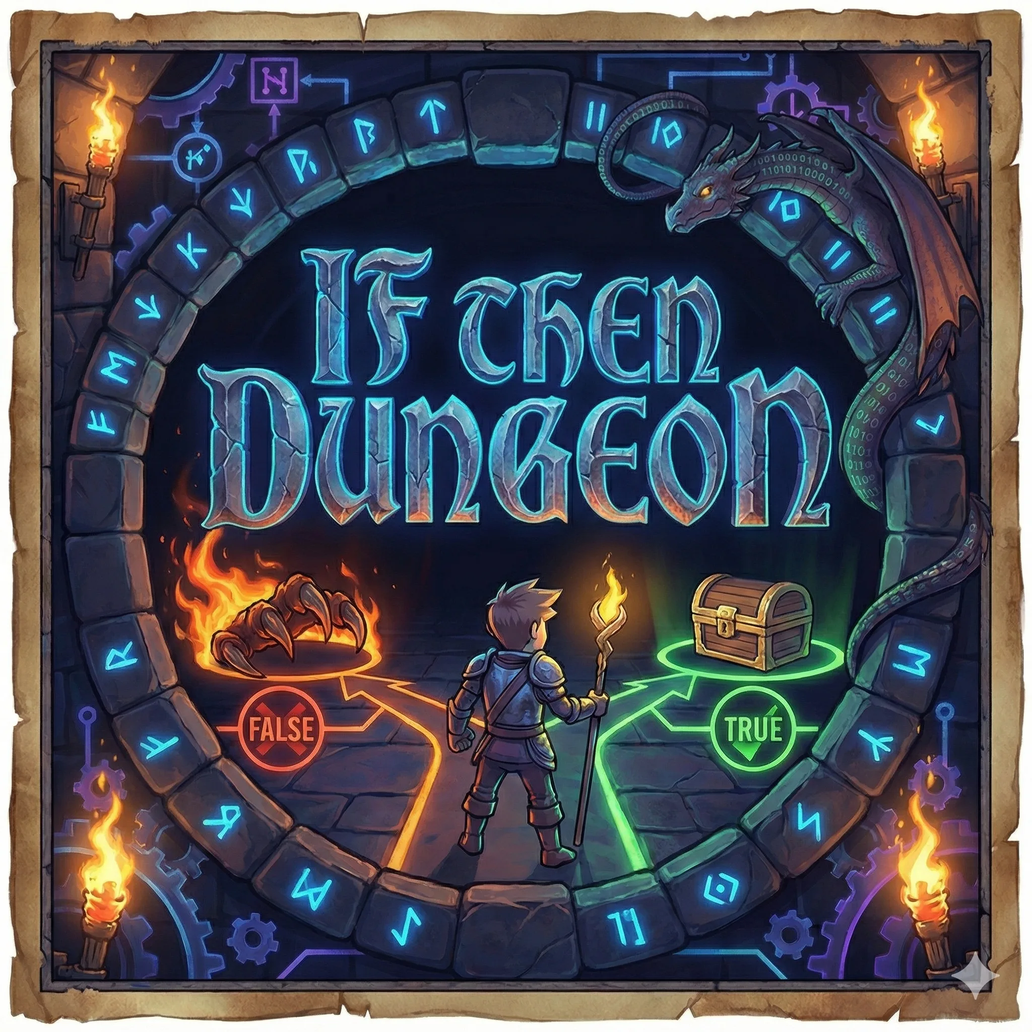 Additional original concept artwork created for If Then Dungeon.