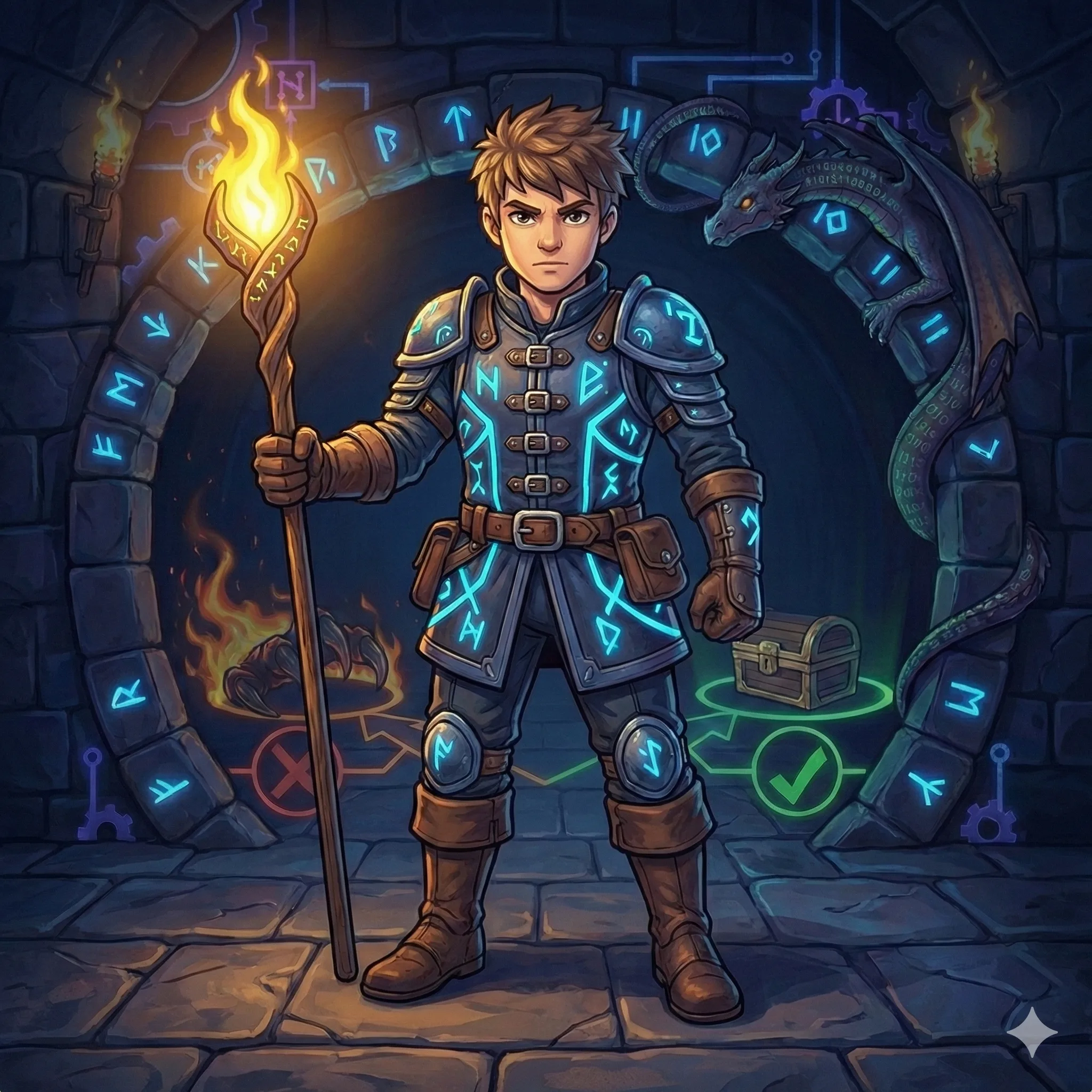 Additional original concept artwork created for If Then Dungeon.